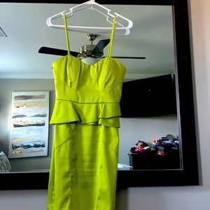 Satin cocktail dress